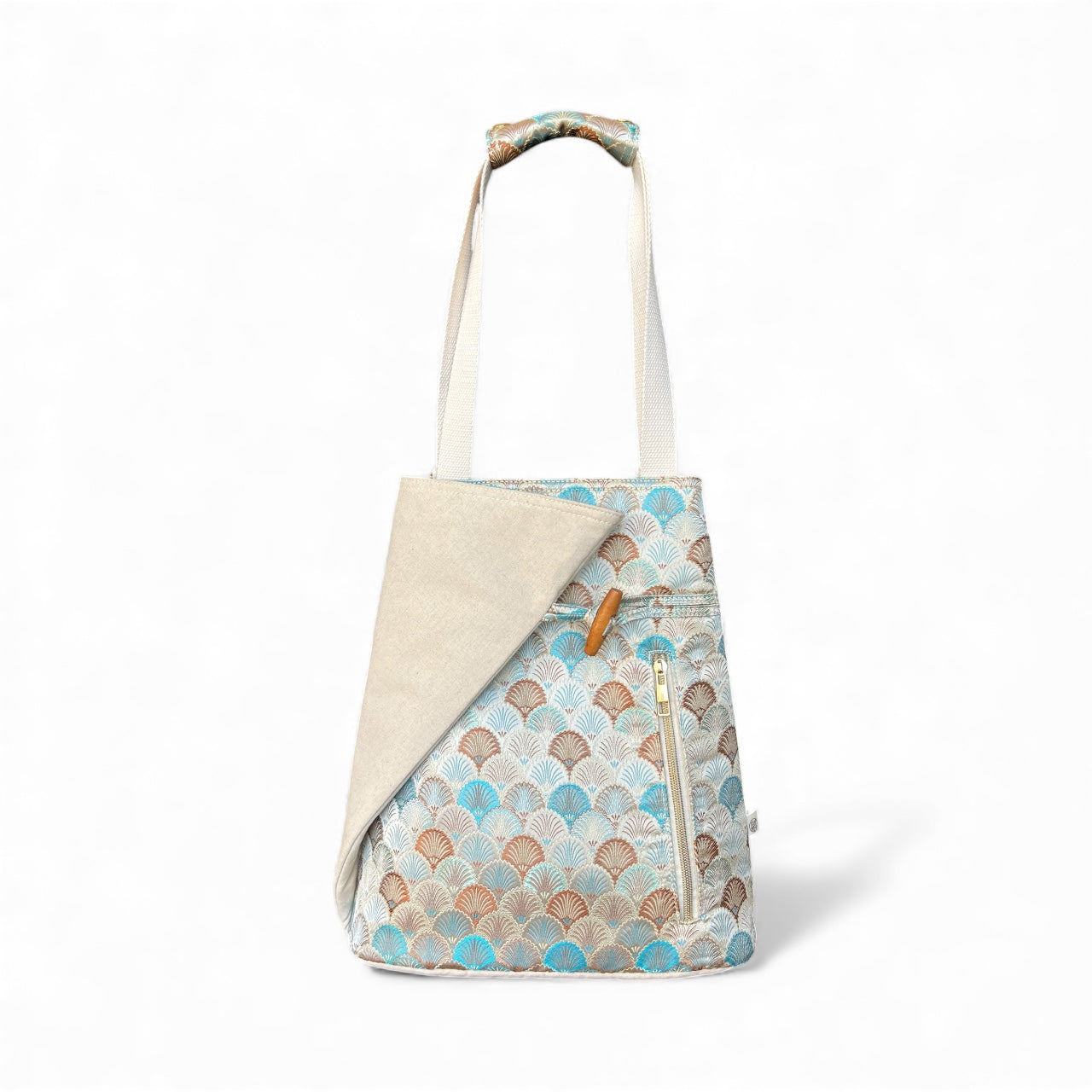 The Opaline Scallop Convertible Tote-Pack